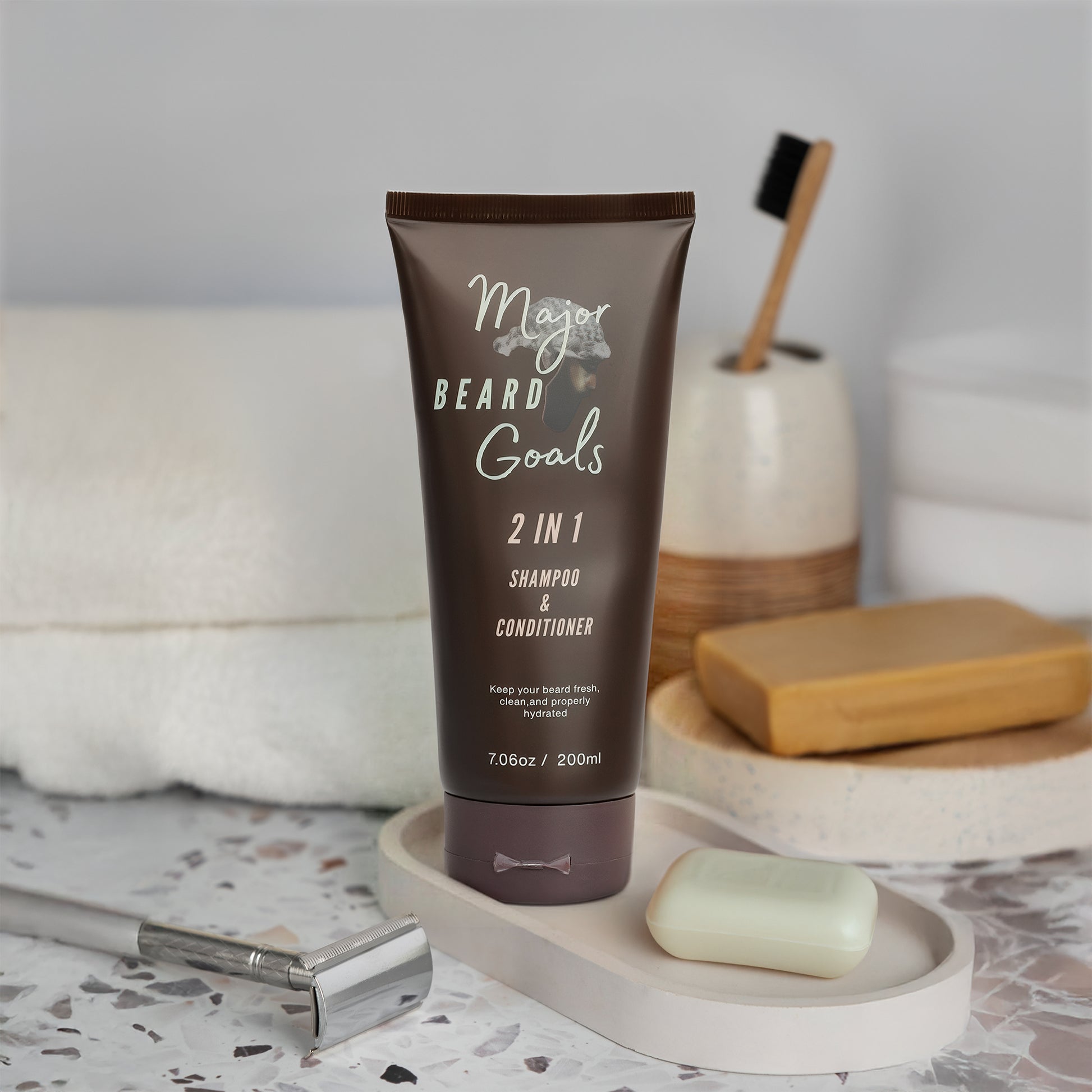 Major Beard Goals 2-in-1 Beard Shampoo & Conditioner