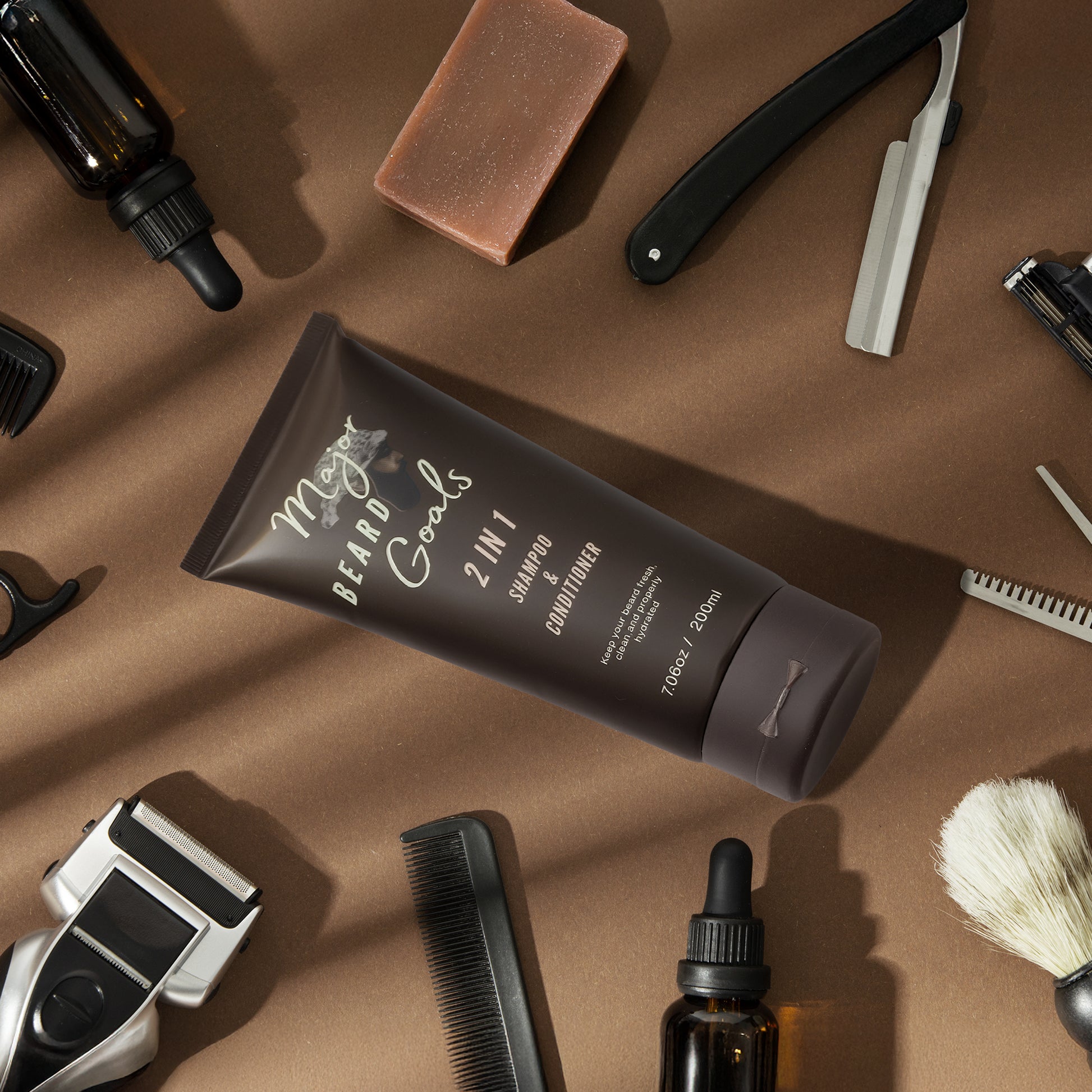 Major Beard Goals 2-in-1 Beard Shampoo & Conditioner