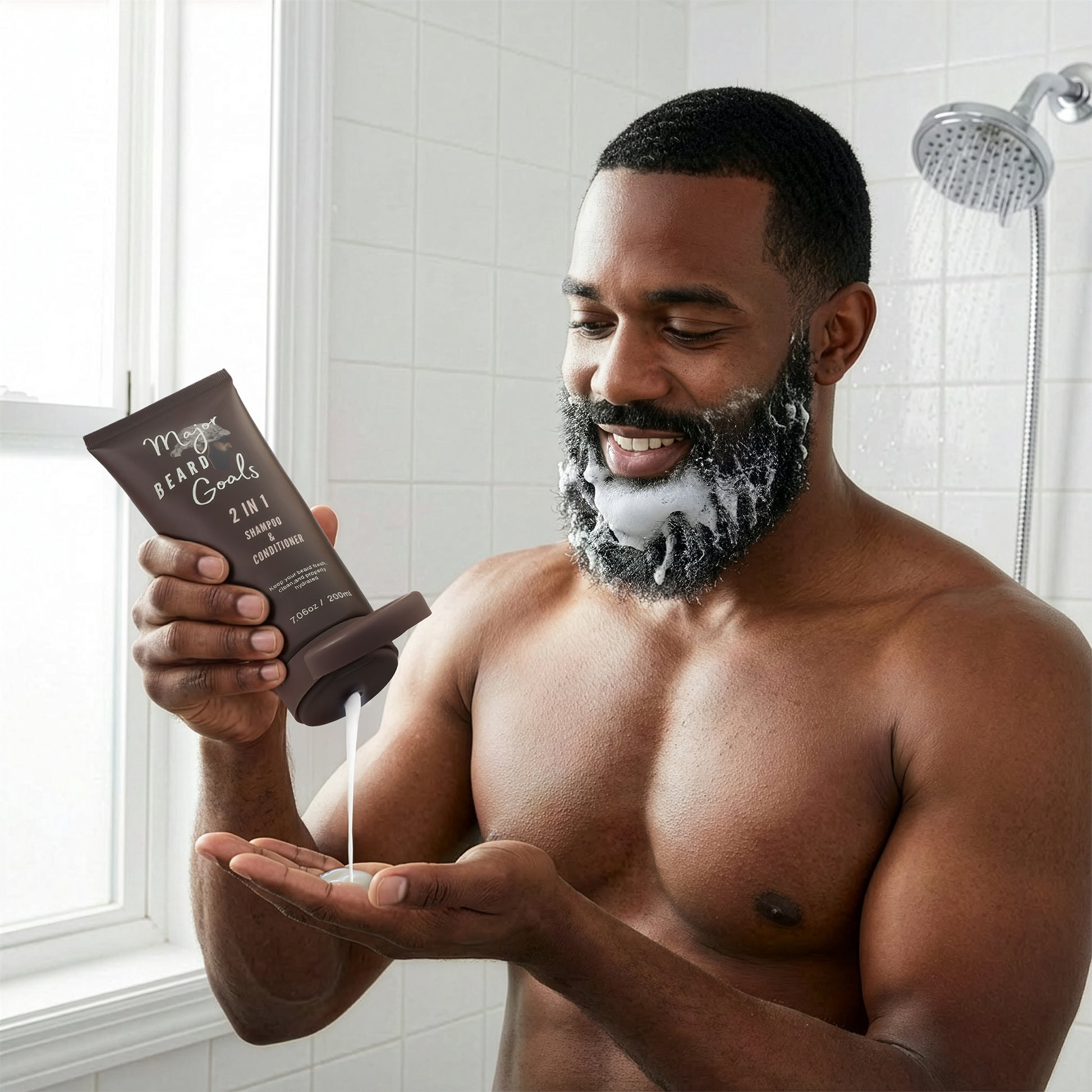 Major Beard Goals 2-in-1 Beard Shampoo & Conditioner